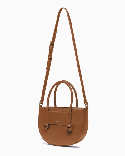Torebka damska crossbody PUCCINI BK2241224M-9A brązowa