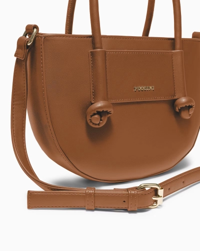 Torebka damska crossbody PUCCINI BK2241224M-9A brązowa