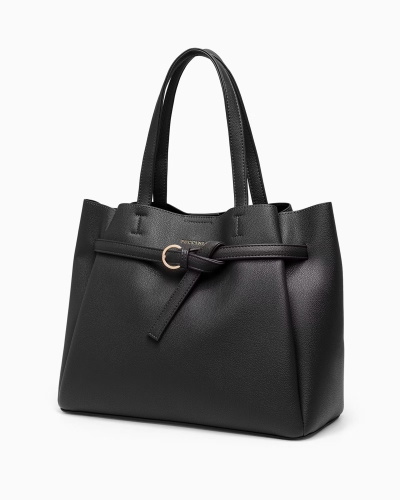 Czarna shopperka PUCCINI BK2251030D-1 duża A4