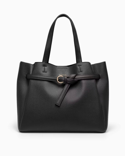 Czarna shopperka PUCCINI BK2251030D-1 duża A4