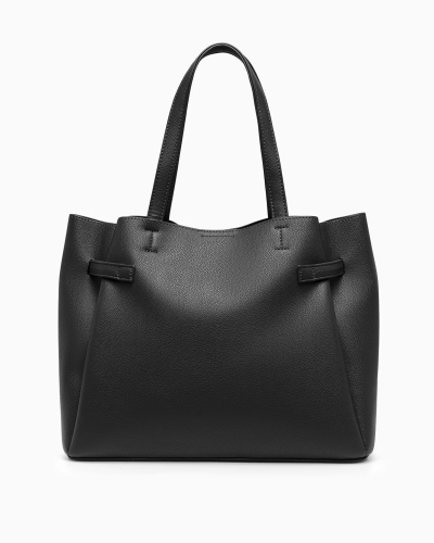 Czarna shopperka PUCCINI BK2251030D-1 duża A4