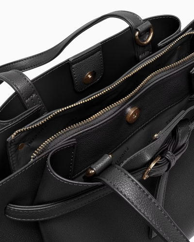 Czarna shopperka PUCCINI BK2251030D-1 duża A4