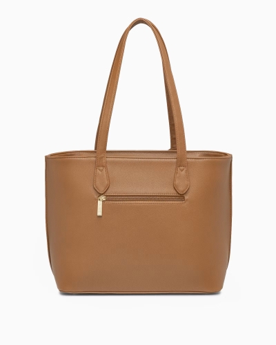 Elegancka shopperka PUCCINI BML040D-2 duża A4 brązowa