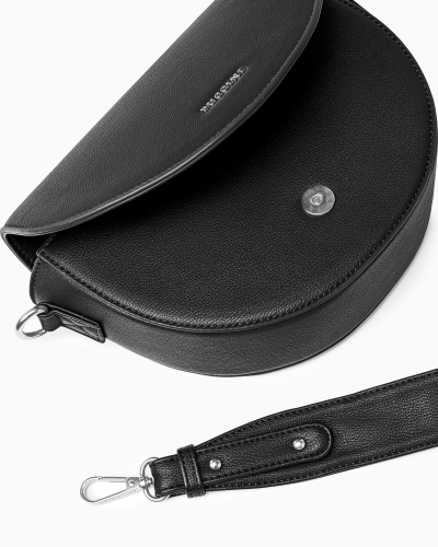 Torebka półksiężyc z ekoskóry PUCCINI BML056M-1 listonoszka