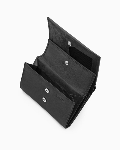 Portfel damski skórzany PUCCINI CO1600-1 czarny RFID