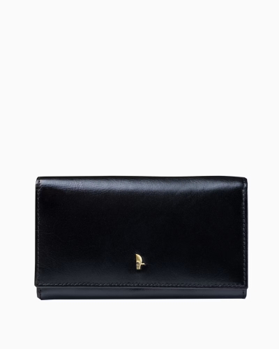 Duży portfel damski skórzany PUCCINI MU1706 1 czarny RFID