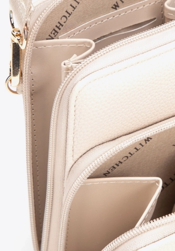 Minitorebka damska z ekoskóry WITTCHEN 102-2Y-413-0 kremowa