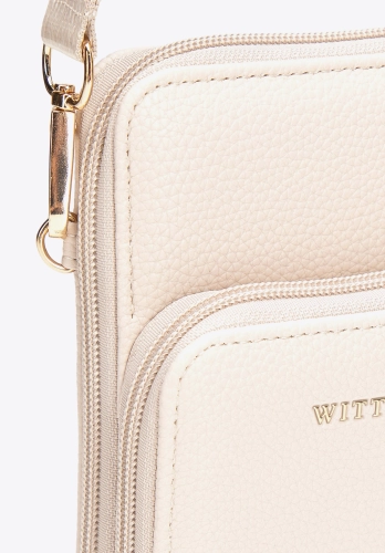 Minitorebka damska z ekoskóry WITTCHEN 102-2Y-413-0 kremowa