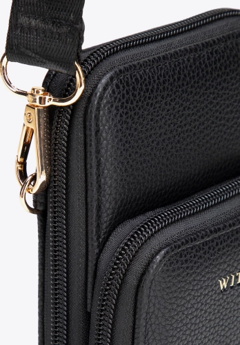 Minitorebka damska z ekoskóry WITTCHEN 102-2Y-413-1 czarna