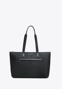 Shopper damski WITTCHEN 102-4Y-400-1 duża torba A4 czarna