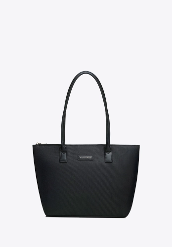 Shopperka damska na ramię WITTCHEN 102-4Y-401-1 czarna torba A4