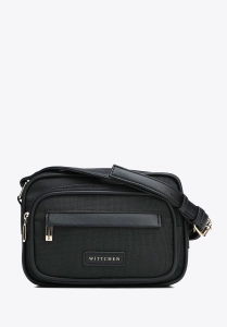 Czarna listonoszka damska WITTCHEN 102-4Y-402-1 lekka