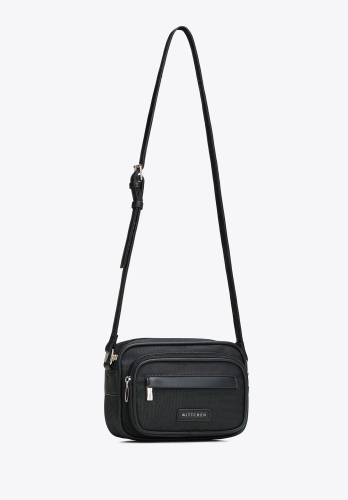 Czarna listonoszka damska WITTCHEN 102-4Y-402-1 lekka