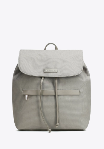 Plecak damski z klapką WITTCHEN 102-4Y-403-8 szary A4