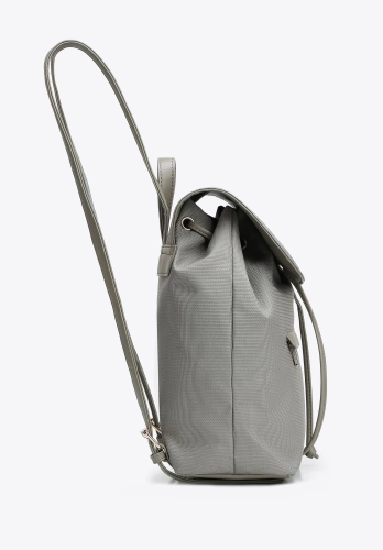 Plecak damski z klapką WITTCHEN 102-4Y-403-8 szary A4