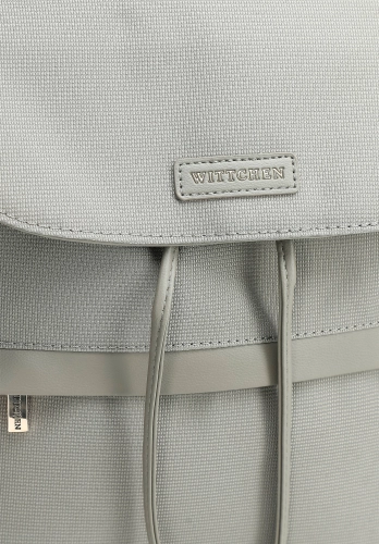 Plecak damski z klapką WITTCHEN 102-4Y-403-8 szary A4