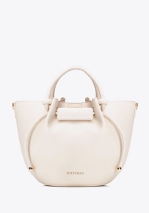 Torebka worek z ekoskóry WITTCHEN 102-4Y-405-0 kremowa