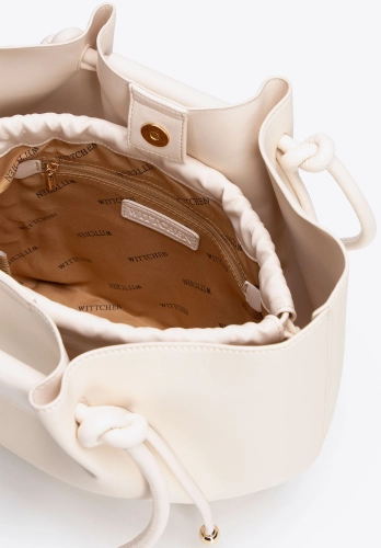 Elegancka shopperka damska z kosmetyczką WITTCHEN 102-4Y-404-0