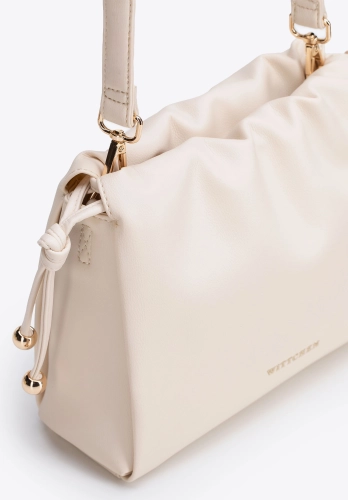 Listonoszka damska z ekoskóry WITTCHEN 102-4Y-406-0 kremowa