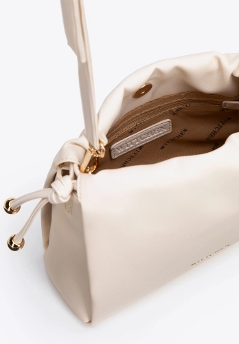 Listonoszka damska z ekoskóry WITTCHEN 102-4Y-406-0 kremowa