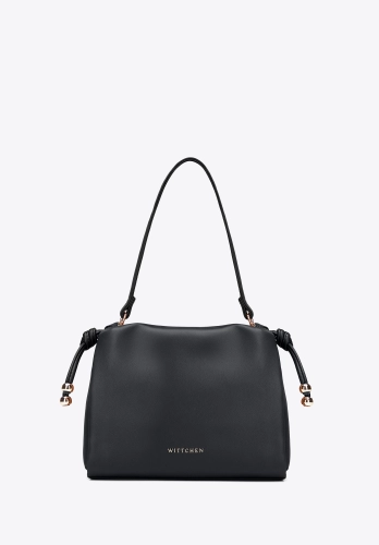 Listonoszka damska z ekoskóry WITTCHEN 102-4Y-406-1 czarna