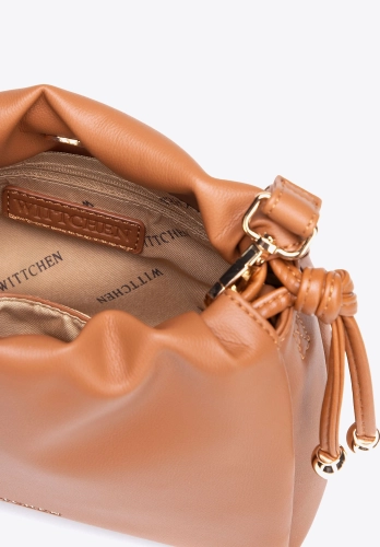 Listonoszka damska z ekoskóry WITTCHEN 102-4Y-406-5 brązowa