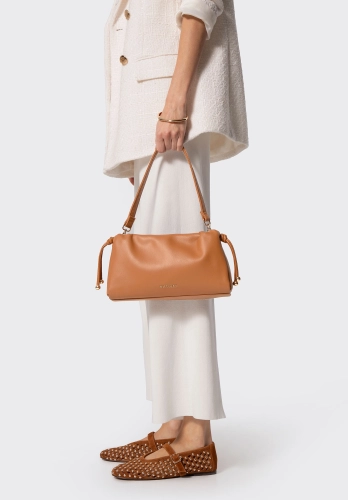 Mała listonoszka damska WITTCHEN 102-4Y-407-5 ekoskóra brązowa