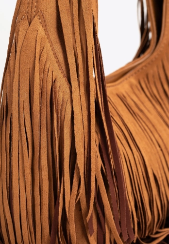 Torebka damska boho z frędzlami WITTCHEN 102-4Y-410-5 duża