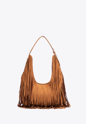 Torebka damska boho z frędzlami WITTCHEN 102-4Y-410-5 duża