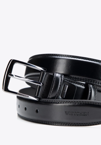 Pasek skórzany męski WITTCHEN 102-8M-012-1 czarny