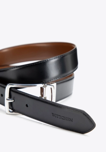 Pasek dwustronny skórzany męski WITTCHEN 102-8M-013-4 brązowo-czarny