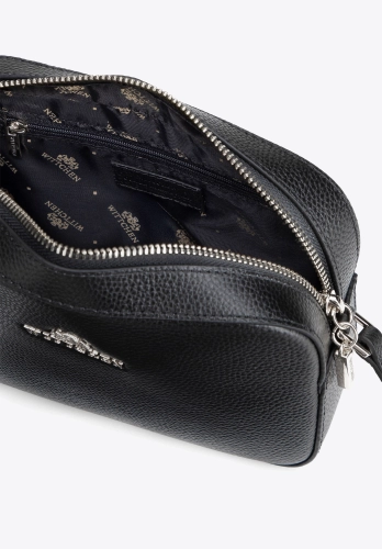 Skórzana listonoszka damska WITTCHEN Elegance 29-4E-014-1S czarna