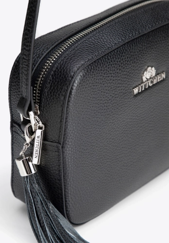 Skórzana listonoszka damska WITTCHEN Elegance 29-4E-014-1S czarna