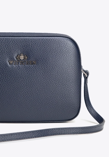 Skórzana listonoszka damska WITTCHEN Elegance 29-4E-014-7 granatowa