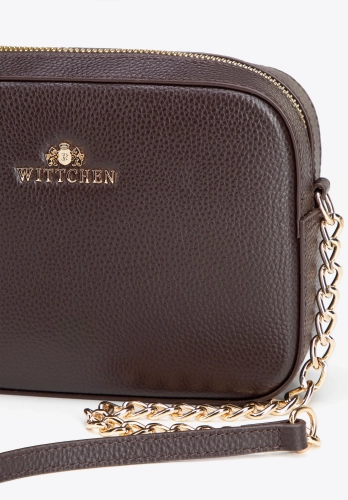 Skórzana listonoszka damska na łańcuszku WITTCHEN 29-4E-015-4