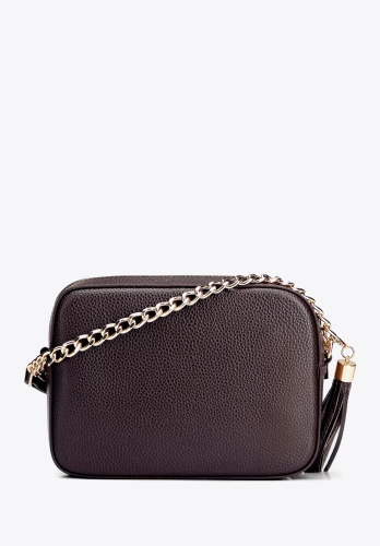 Skórzana listonoszka damska na łańcuszku WITTCHEN 29-4E-015-4