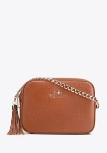 Skórzana listonoszka damska na łańcuszku WITTCHEN 29-4E-015-5
