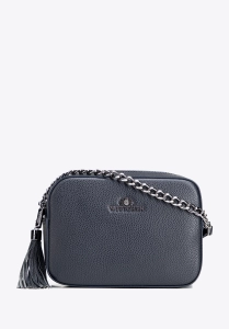 Skórzana listonoszka damska na łańcuszku WITTCHEN 29-4E-015-N