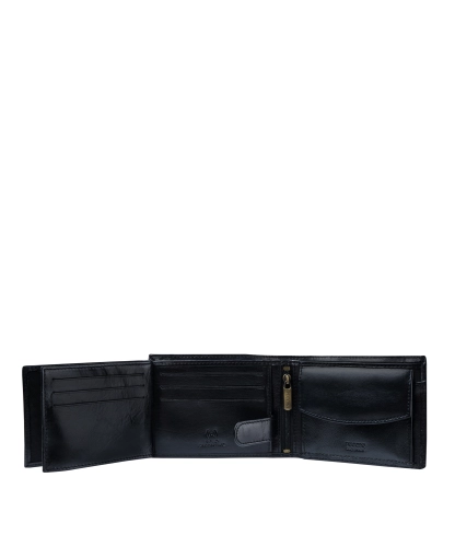 Portfel męski skórzany PUCCINI Murano MU20438-1 RFID czarny