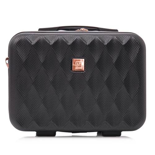 Kuferek kosmetyczka podróżna ABS 14" Semi Line T5722-1 lekka