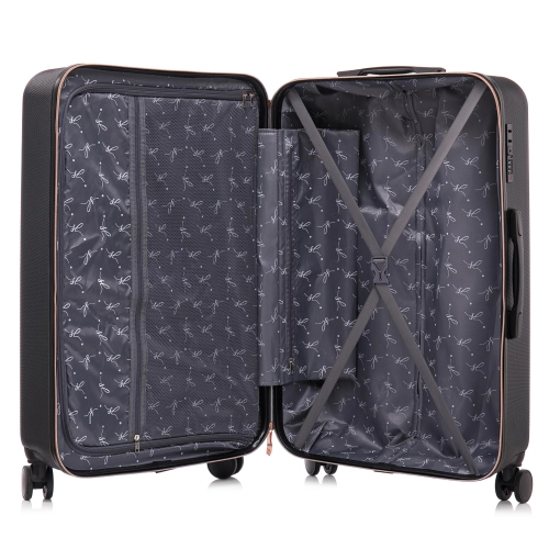 Duża twarda walizka ABS 28” Semi Line T5722-4 pojemna 96l