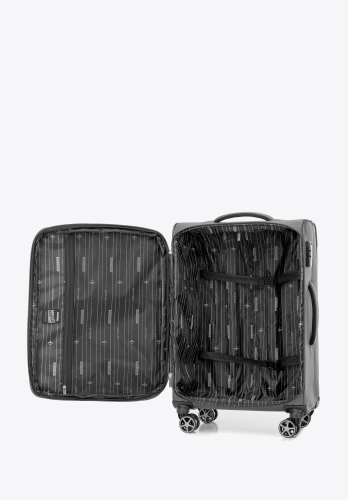 Średnia walizka miękka WITTCHEN 56-3S-172-00 poszerzana 57l