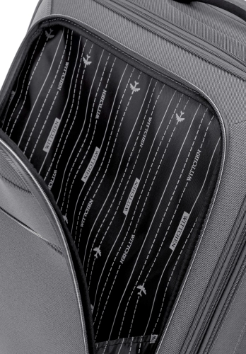 Średnia walizka miękka WITTCHEN 56-3S-172-00 poszerzana 57l