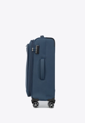 Średnia walizka miękka WITTCHEN 56-3S-172-90 poszerzana 57l