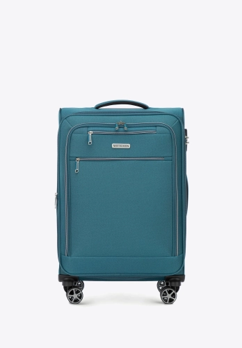 Średnia walizka miękka WITTCHEN 56-3S-172-95 poszerzana 57l