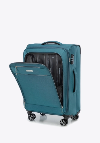 Średnia walizka miękka WITTCHEN 56-3S-172-95 poszerzana 57l