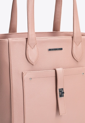 Duża shopperka A4 z kieszenią WITTCHEN 29-4Y-002-B55 ekoskóra
