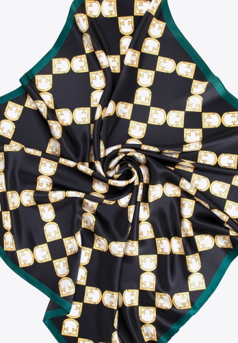Jedwabna chusta damska WITTCHEN 103-7D-S02-X5 geometryczna elegancka