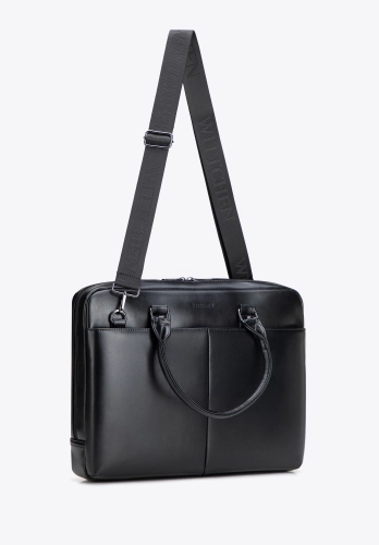 Czarna torba męska na laptopa 15,6" WITTCHEN 102-3P-910-1