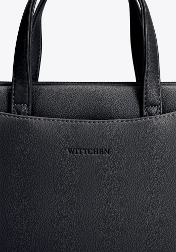 Czarna torba na laptopa 13"/14" WITTCHEN 102-3P-921-1 ekoskóra